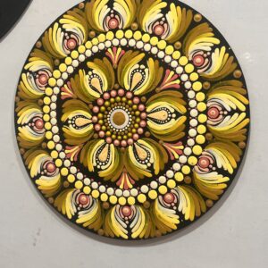Yellow Theme Mandala wall decor