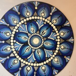 Brush Stroke Mandala art