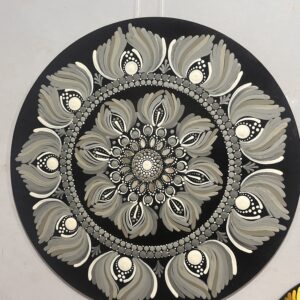 Grey Theme Mandala wall decor